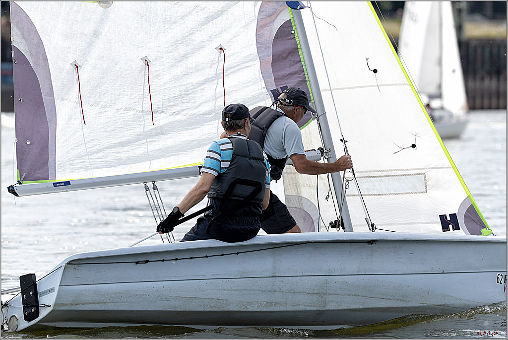 100 Jahre Rheinwoche 2022 - 2. Wettfahrt  Hitdorf - Duesseldorf, 03.06.2022,